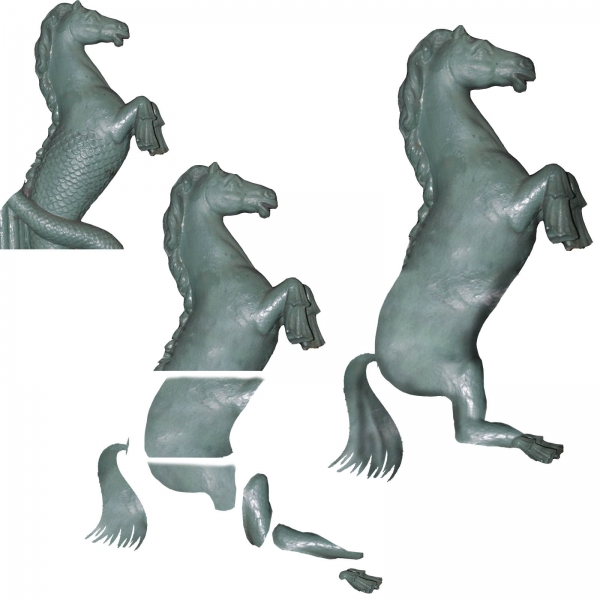 Creation of Horses statue: Step 1